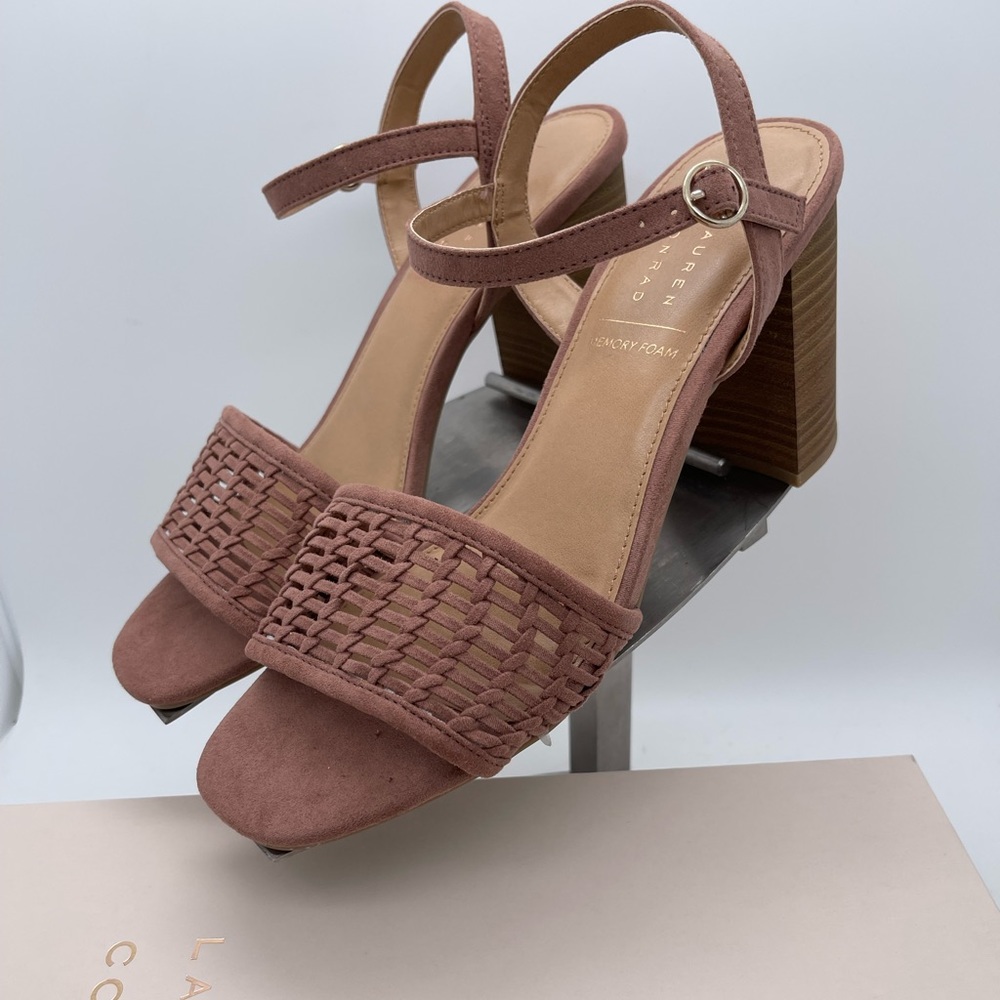 LC Lauren Conrad Kingbird Women’s Mauve Dress Heeled Sandals